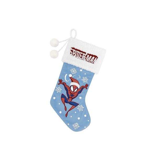 NWT Spider-Man embroidered Patch Appliqué Stocking - Picture 1 of 2
